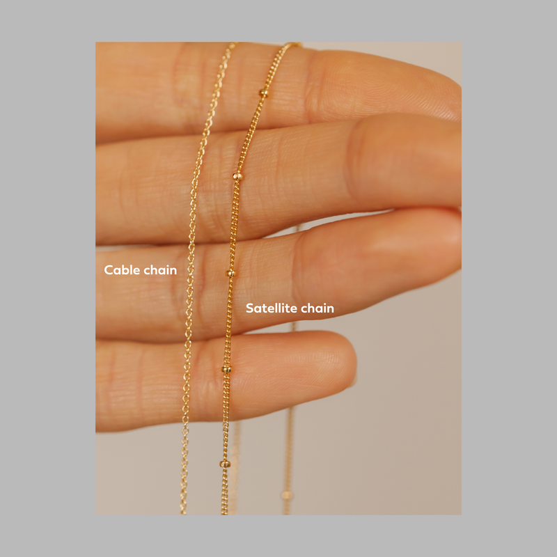 Tiny Birthstone MAMA Necklace