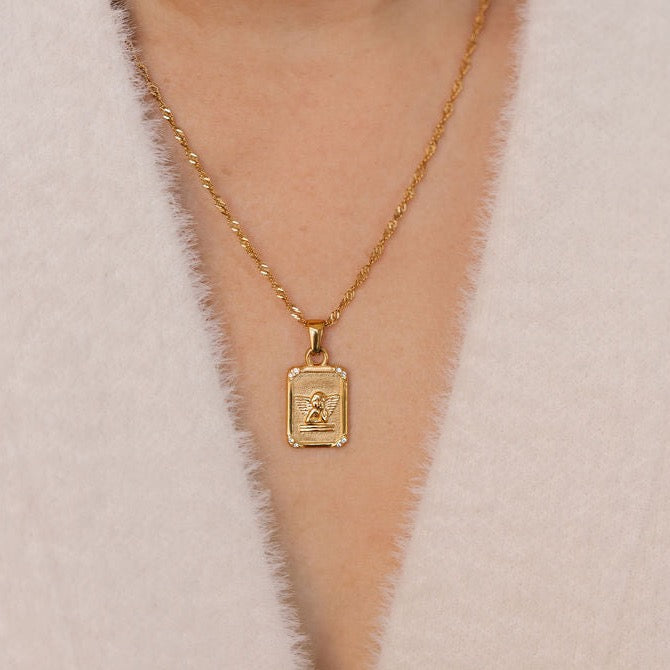 angle tarot charm necklace in Canada