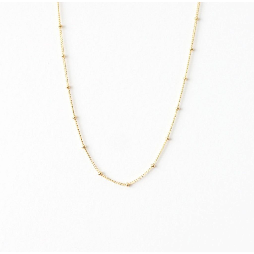 Minimal choker necklace in gold