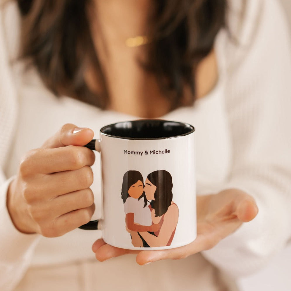 personalized portrait mug made in Canada