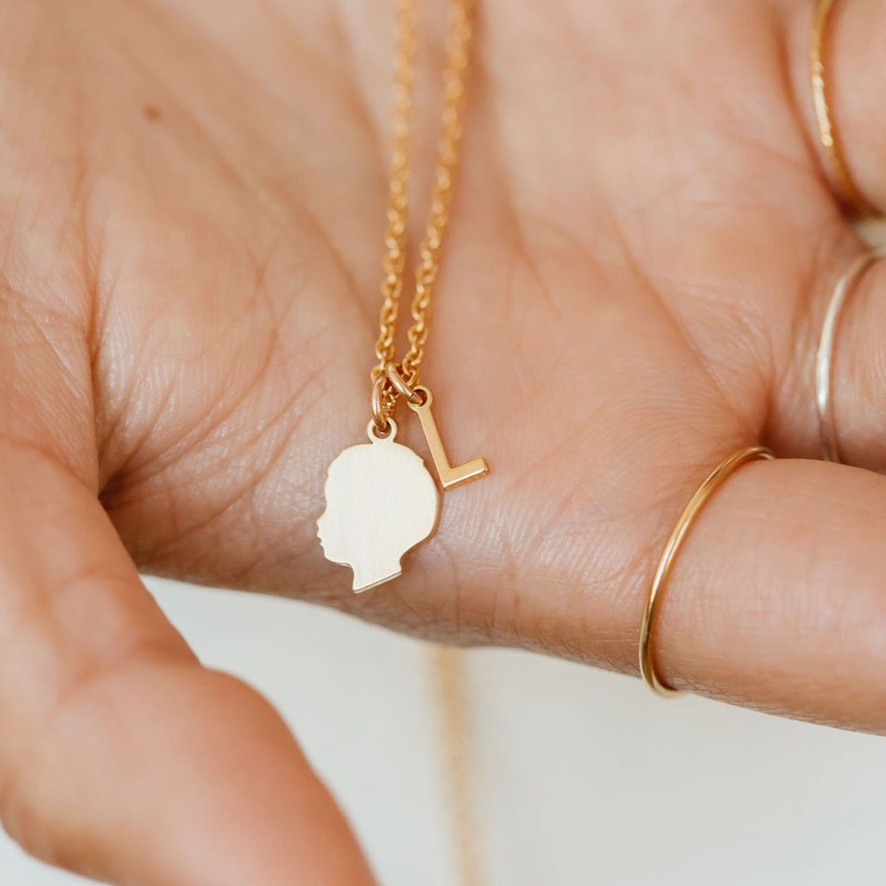 keepsake silhouette necklace 